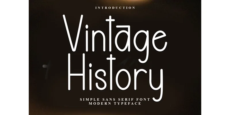 Vintage History Font by Inermedia STUDIO — Sans Serif Font