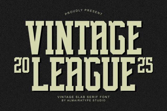 Vintage League by Almairatype Studio — Slab Serif Font