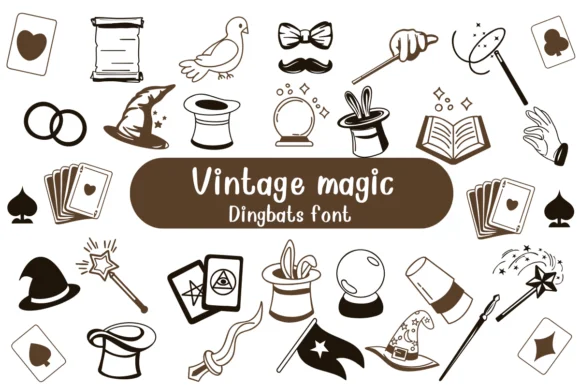 Vintage Magic by Nongyao — Dingbats Font