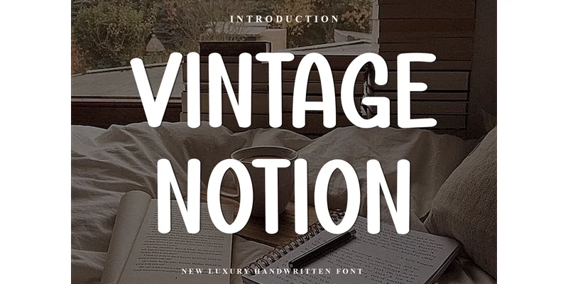 Vintage Notion Font by PiPi Creative — Display Font
