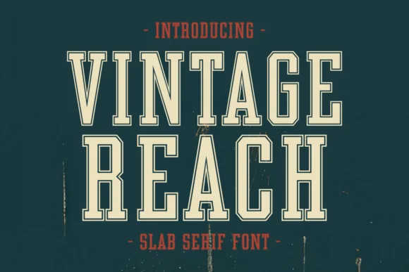 Vintage Reach by Anto (7NTypes) — Slab Serif Font