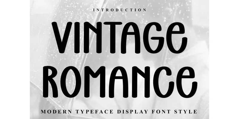 Vintage Romance Font by FreshTypeINK — Display Font