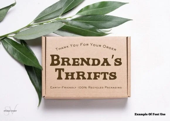 Vintage Scrapbook by Victoria Gates — Slab Serif Font — thumbnail 6