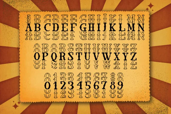 Vintage Stacked by Dmletter31 — Slab Serif Font — thumbnail 7