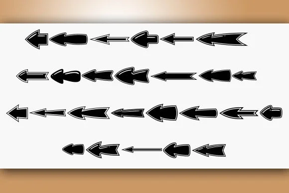 VN Arrows by vladimirnikolic — Dingbats Font — thumbnail 5