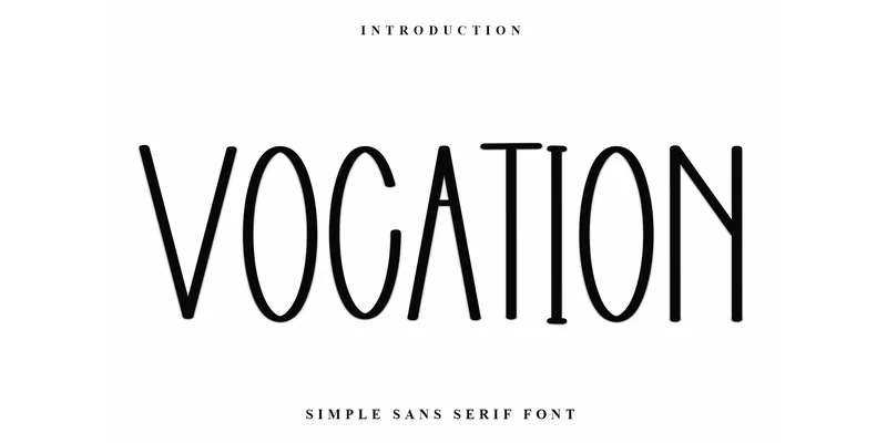 Vocation Font by FreshTypeINK — Display Font