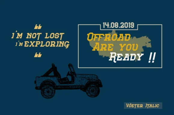 Voetter by Arief.hk — Slab Serif Font — thumbnail 4
