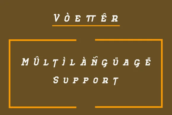 Voetter by Arief.hk — Slab Serif Font — thumbnail 8