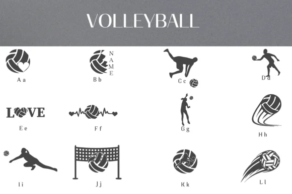 Volleyball by Heartcraft Atelier — Dingbats Font — thumbnail 2