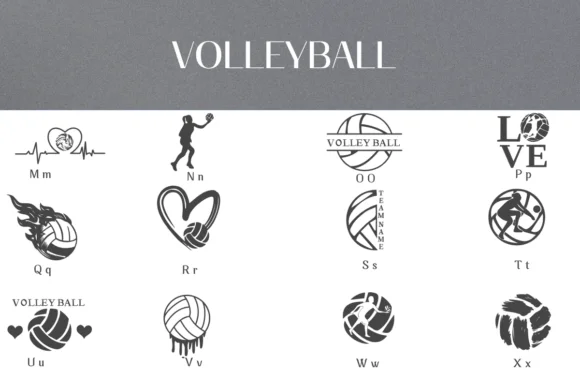 Volleyball by Heartcraft Atelier — Dingbats Font — thumbnail 3