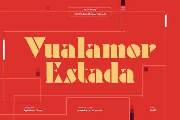 Vualamor Estada by typealiens — Slab Serif Font