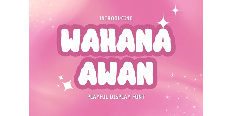 Wahana Awan Font by Minimalist Eyes — Display Font