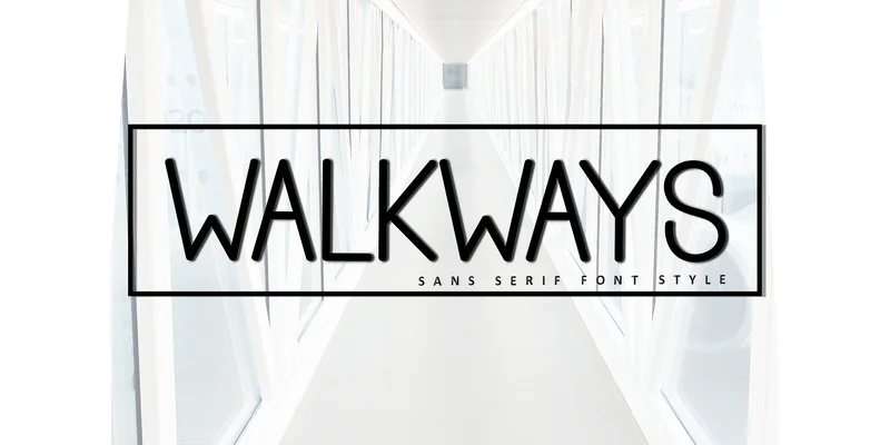 Walkways Font by FreshTypeINK — Sans Serif Font