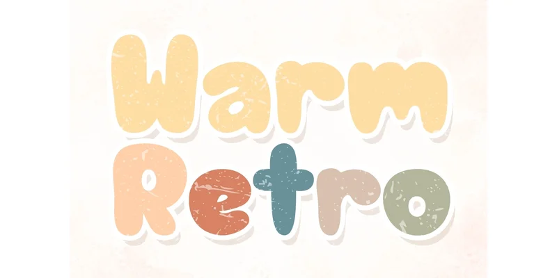 Warm Retro Font by charmingbear59.design — Display Font