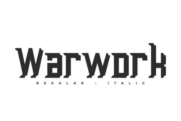Warwork by NihStudio — Slab Serif Font
