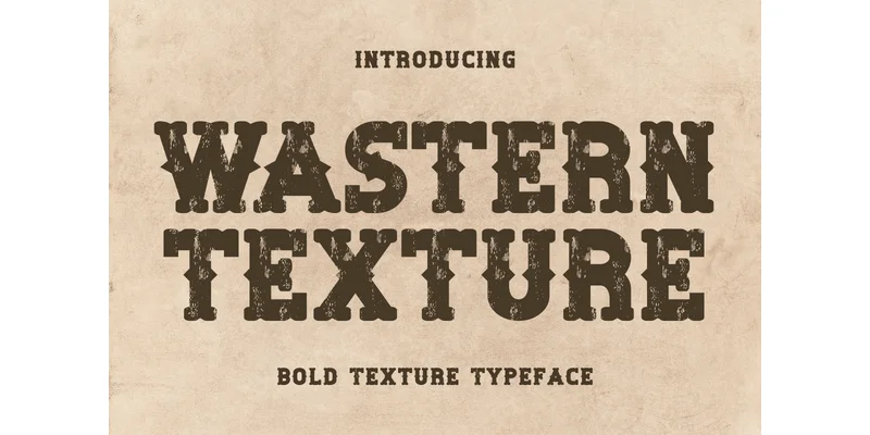 Wastern Texture Font by Eystore by Eystore — Sans Serif Font