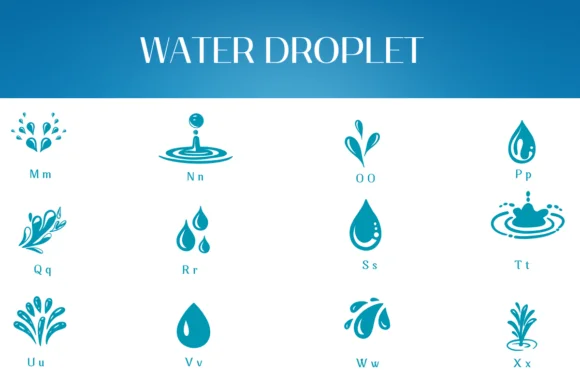 Water Droplet by Heartcraft Atelier — Dingbats Font — thumbnail 3