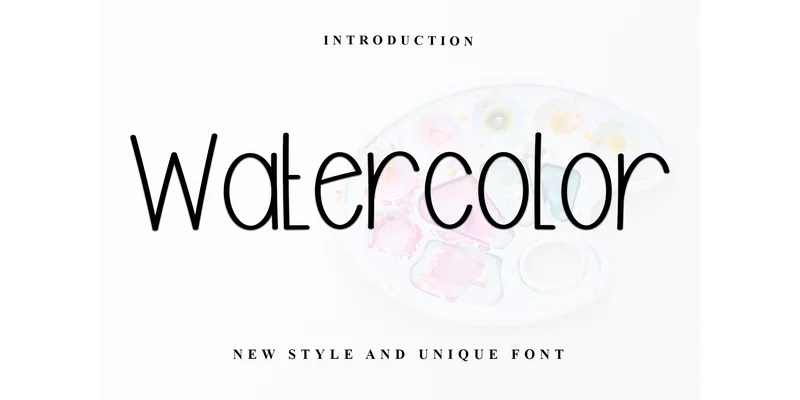 Watercolor Font by Inermedia STUDIO — Display Font
