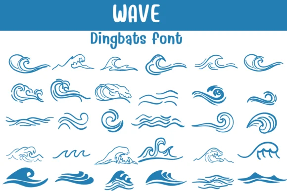 Wave by Sontaya — Dingbats Font