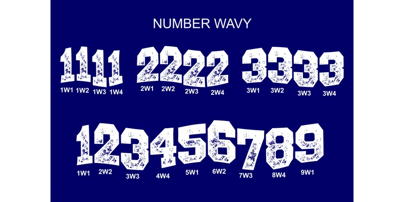 Wave American Football Font by Infontree — Display Font — thumbnail 7