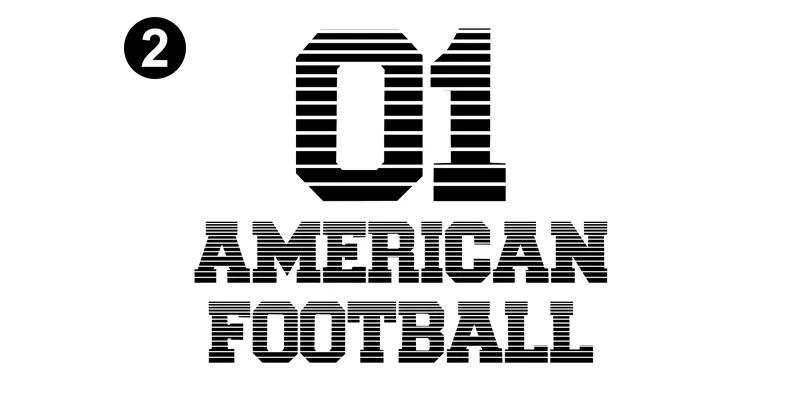 Wave American Football Font by Infontree — Display Font — thumbnail 8