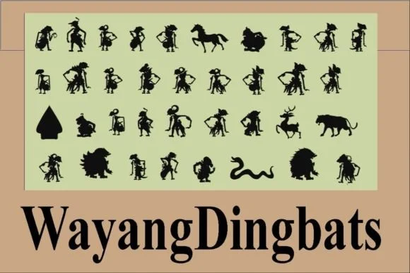 Wayang by wisudyantoro — Dingbats Font