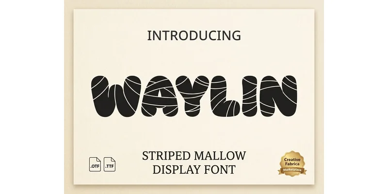 Waylin Font by Creativeguru — Display Font