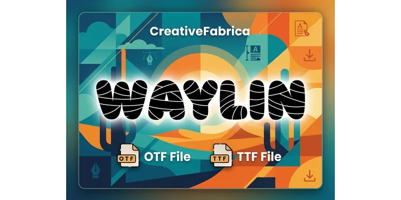 Waylin Font by Creativeguru — Display Font — thumbnail 3