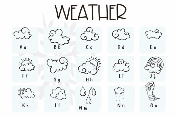 Weather by Sirinart — Dingbats Font — thumbnail 2