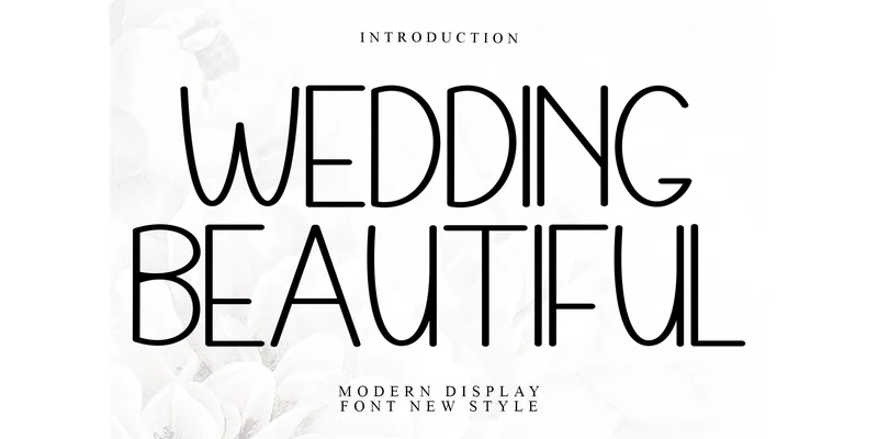 Wedding Beautiful Font by FreshTypeINK — Display Font