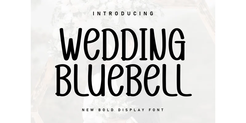 Wedding Bluebell Font by ArtLine Design — Display Font