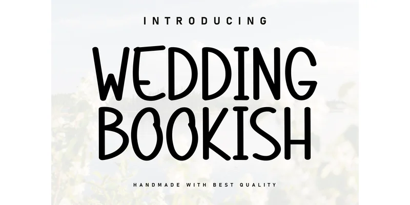 Wedding Bookish Font by ArtLine Design — Display Font