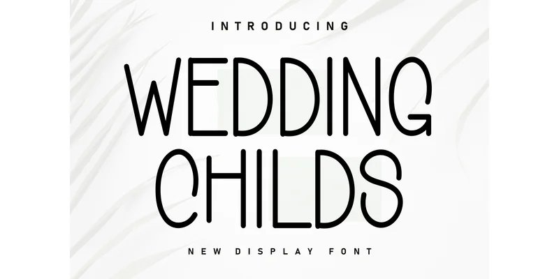 Wedding Childs Font by Berkah Shop — Display Font