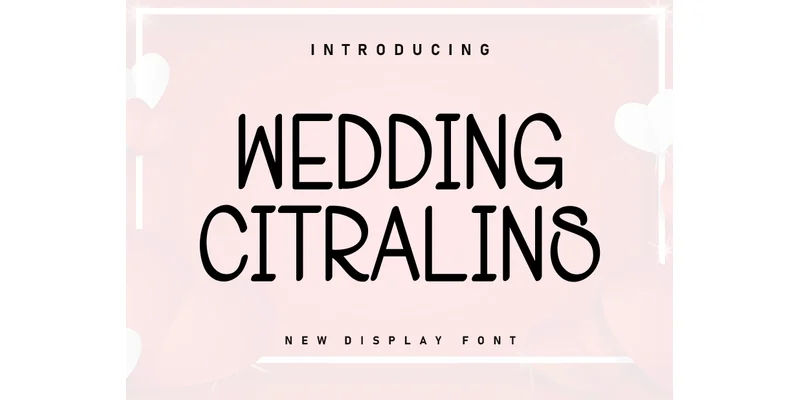 Wedding Citralins Font by Berkah Shop — Display Font