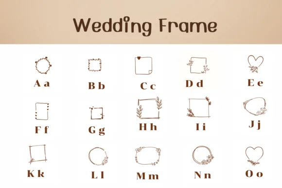 Wedding Frame by Ketsarin — Dingbats Font — thumbnail 2
