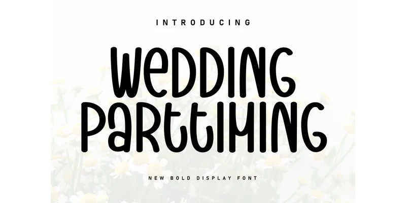 Wedding Parttiming Font by ArtLine Design — Display Font