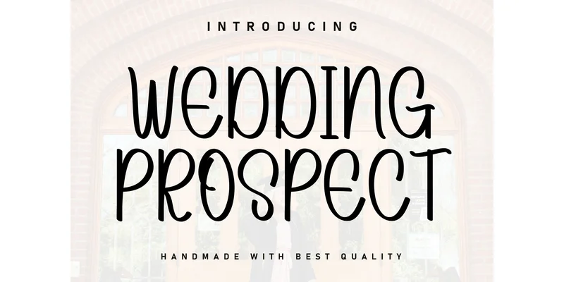 Wedding Prospect Font by KC Production — Display Font