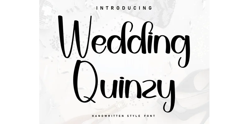 Wedding Quinzy Font by Berkah Shop — Display Font