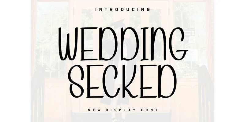 Wedding Secked Font by ArtLine Design — Display Font