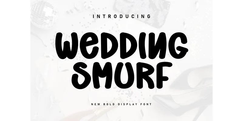 Wedding Smurf Font by ArtLine Design — Display Font