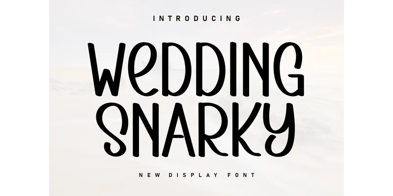 Wedding Snarky Font by Berkah Shop — Display Font