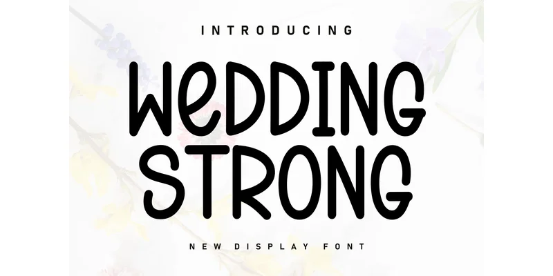 Wedding Strong Font by ArtLine Design — Display Font