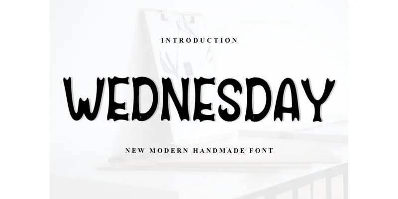Wednesday Font by FreshTypeINK — Display Font