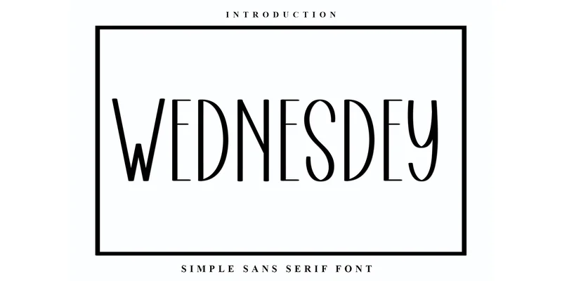 Wednesdey Font by Inermedia STUDIO — Display Font