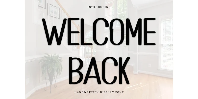Welcome Back Font by Inermedia STUDIO — Display Font