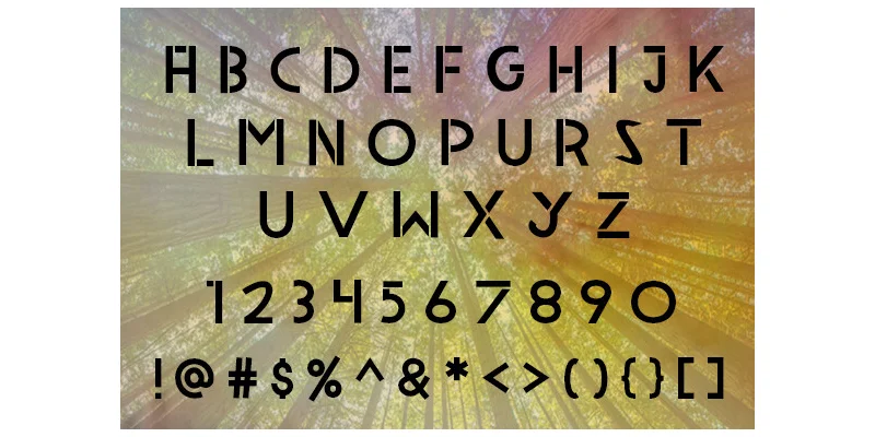 Welcome Font by Font-Art — Sans Serif Font — thumbnail 2