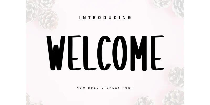 Welcome Font by KC Production — Display Font