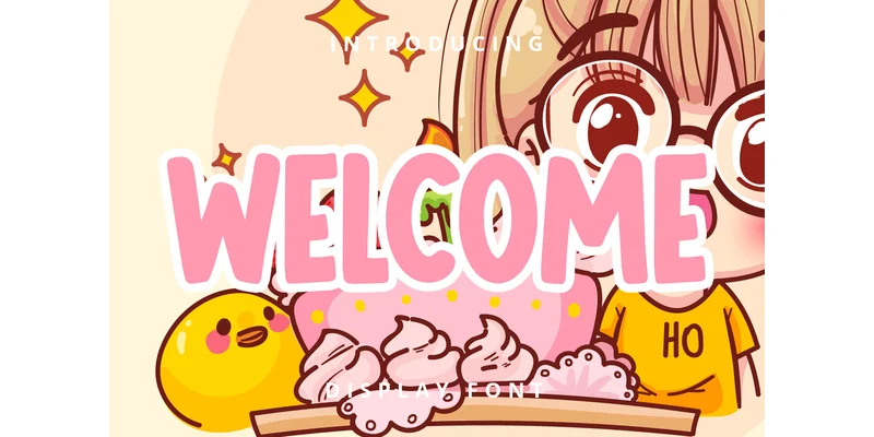 Welcome Font by nicetrip7 — Display Font