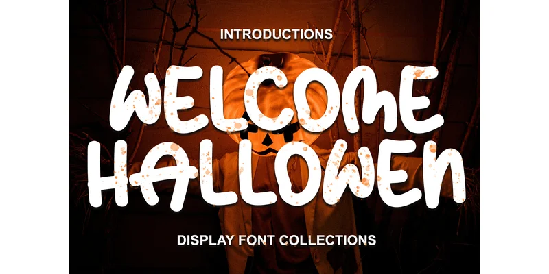Welcome Halloween Font by 21Design — Display Font