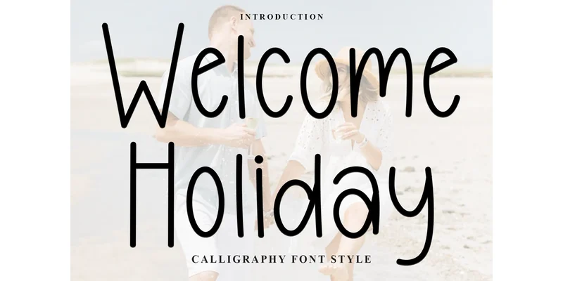 Welcome Holiday Font by Inermedia STUDIO by Inermedia STUDIO — Sans Serif Font